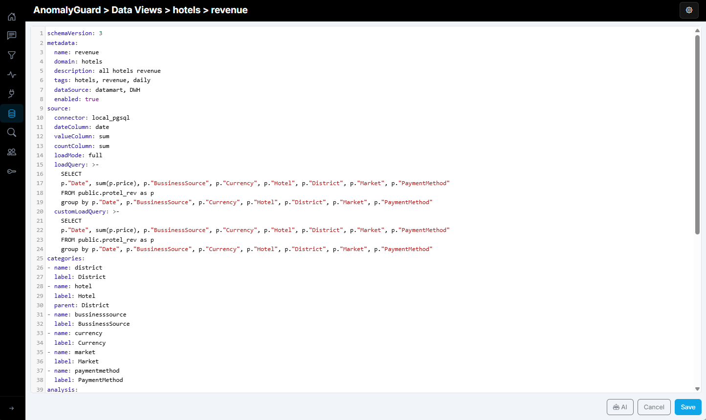 DataView List