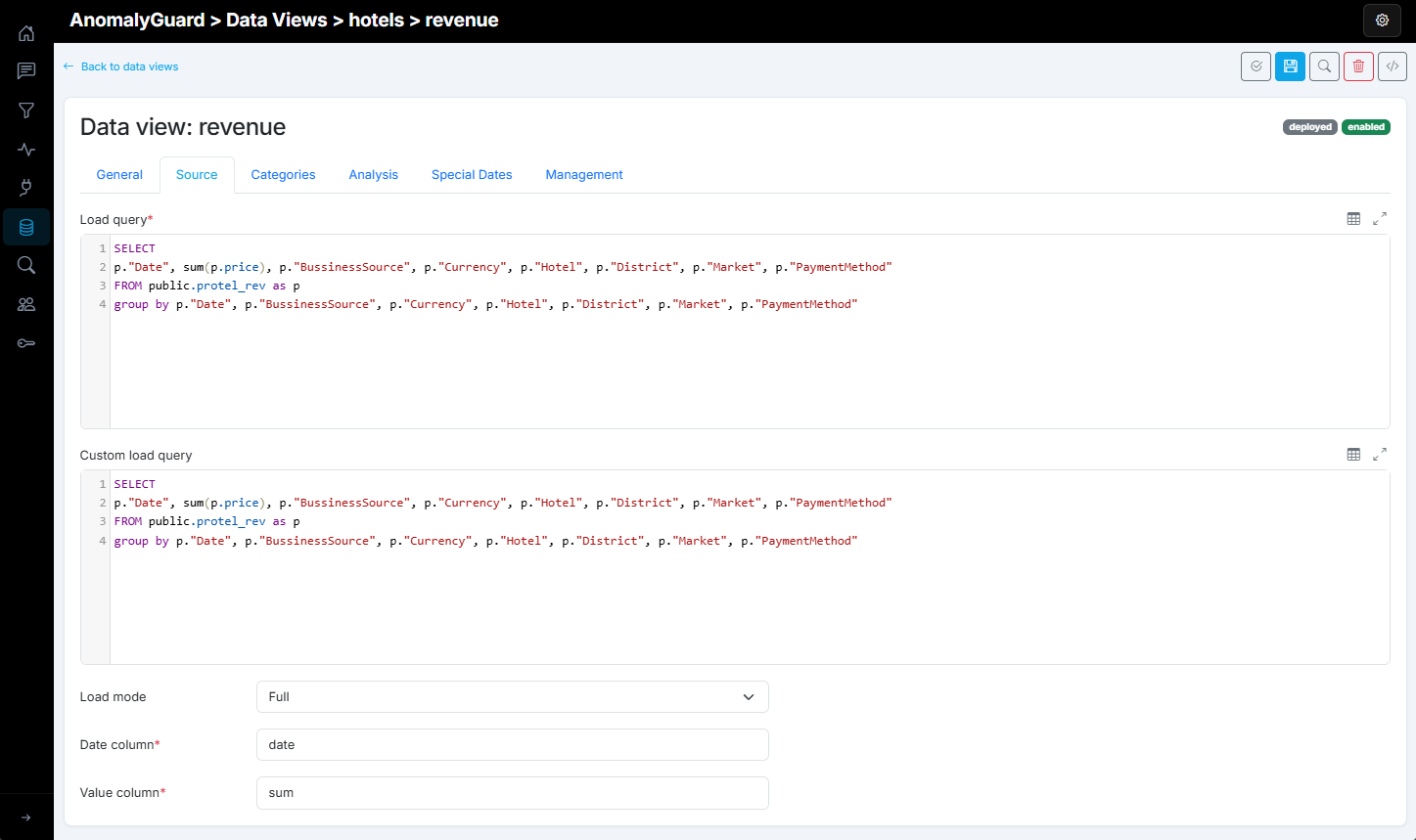 DataView List